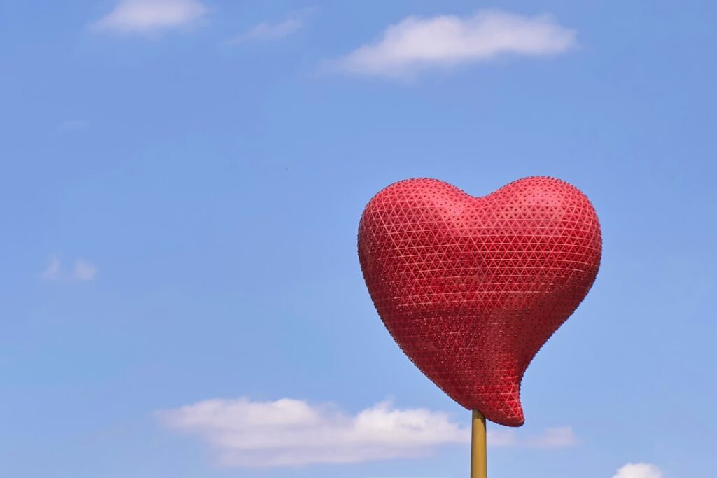 Photo Heart-shaped stationery