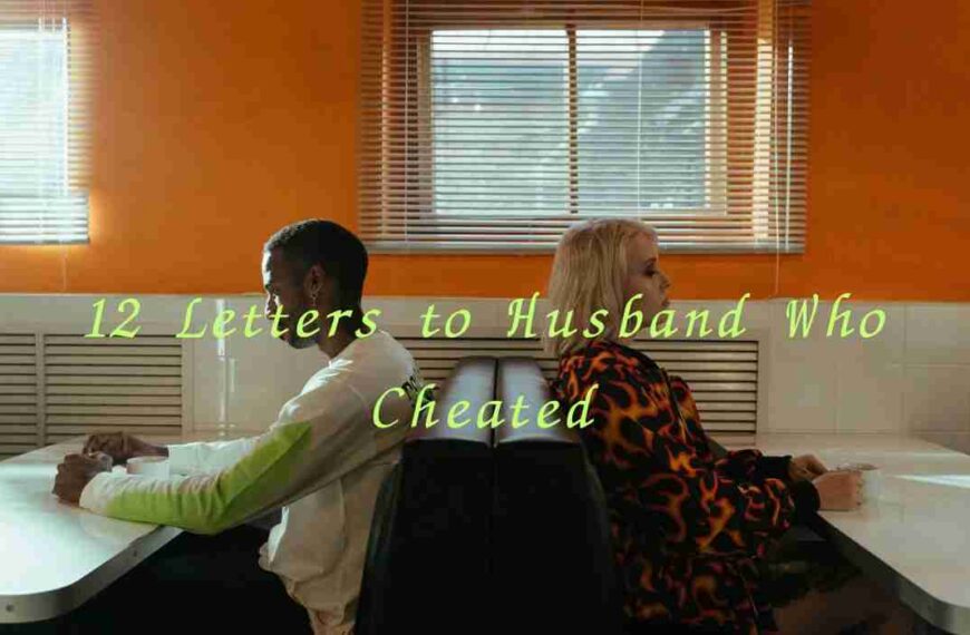 Letters to Husband Who Cheated